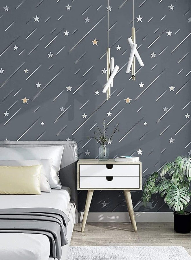 HOMEMATES Self Adhesive Waterproof Wallpaper Old Furniture Vinyl Stickers Wooden Door Wardrobe Desktop PVC Wall Papers 45 x 304 cm (Star) - Image 5
